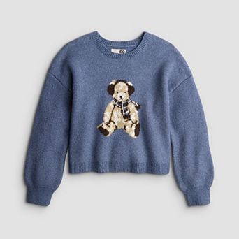 Girls 6-20 SO® Graphic Crewneck Sweater in Regular & Plus Size
