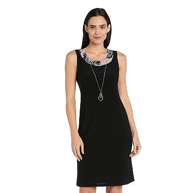 Women's R&M Richards 2-Piece Printed Mesh Jacket Dress