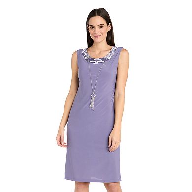 Petite R&M Richards 2-Piece Printed Flyaway Jacket Dress