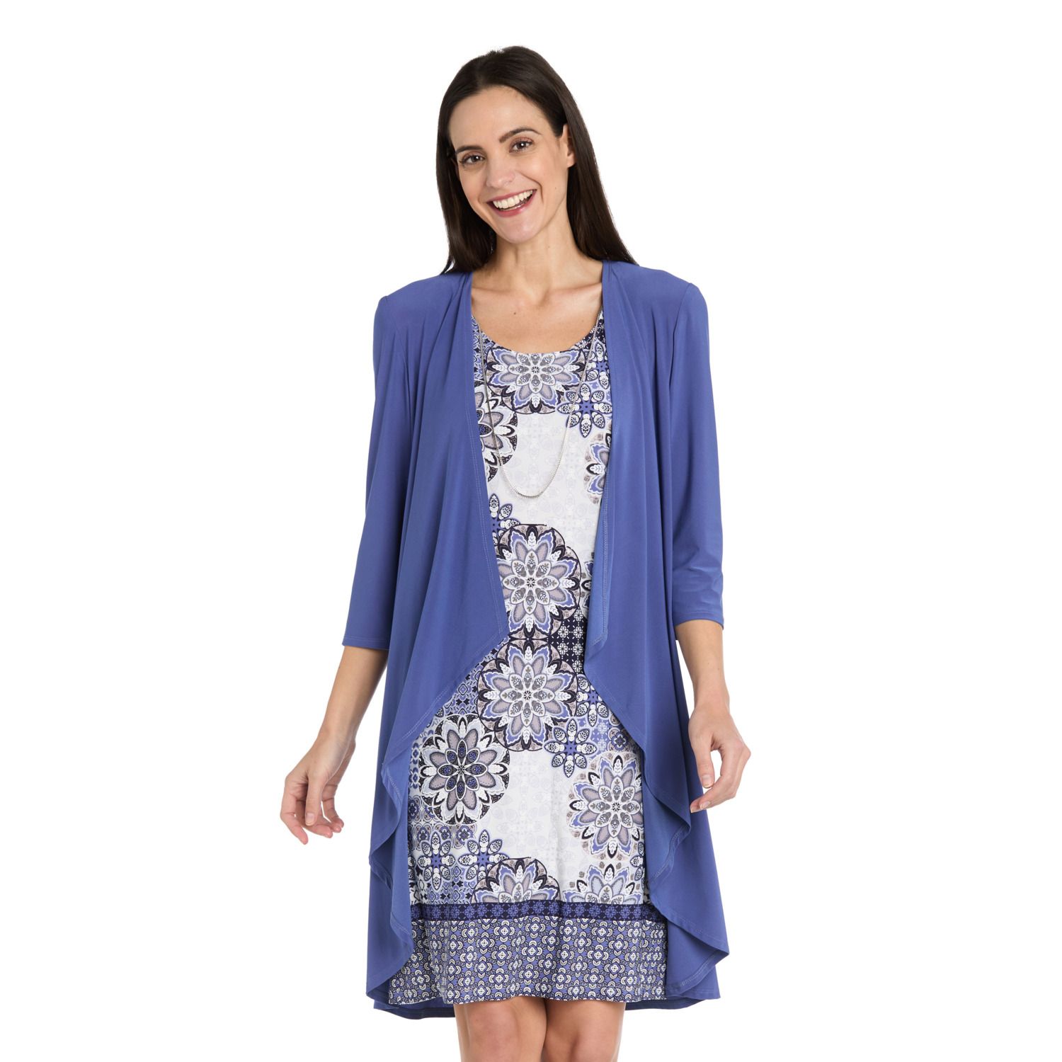 Женские платья R&M Richards Petite R&M Richards 2 pc Jacket Dress & Ity Tank Dress