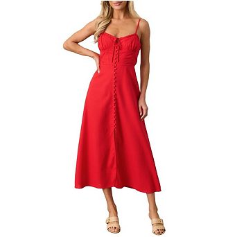 Women Corset Dress Boho Flowy Midi Dresses Going Out A Line Casual Sundress