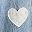 Medium Wash Heart