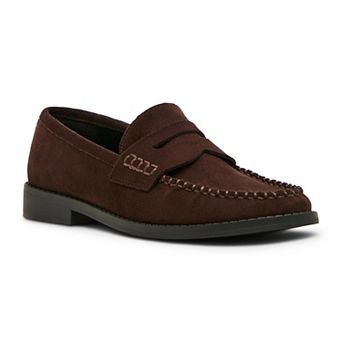 madden girl Prep Women's Moc Toe Slip-On Loafers