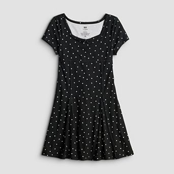Girls 6-14 SO® Adaptive Short Sleeve Seamed Dress