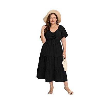 mini halter dress black Just Small Talk Our best selling halter Black dress for pre-wedding Color:Cream Black velvet prom dress