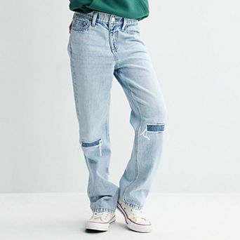 Girls 7-20 SO® High Rise Straight Leg Jeans in Regular & Plus Size