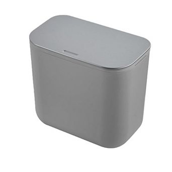 1.8 Gallon Hanging Trash Can with Stainless Steel Lid, Under Sink Compost Bin