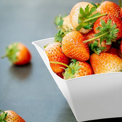 Wave Plastic Soup Bowls - 120 pcs