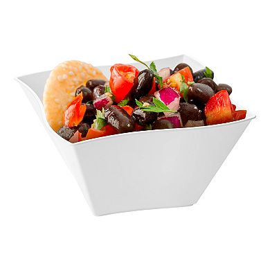 Wave Plastic Soup Bowls - 120 pcs