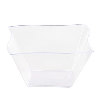 Wave Plastic Soup Bowls - 120 pc