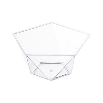 3.5 oz Clear Star Pentagon Plastic Dessert Cups - 288 pc