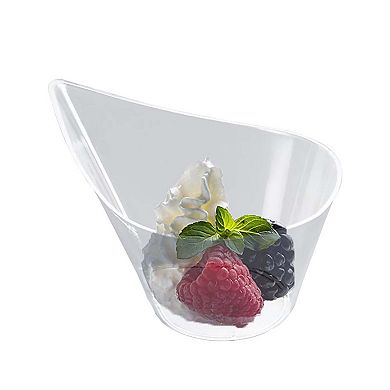 4 oz Clear Teardrop Plastic Cups - 288 pcs