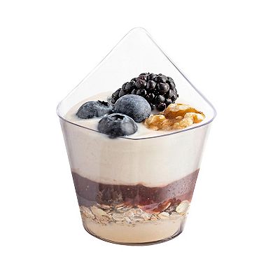 4 oz Clear Teardrop Plastic Cups - 288 pcs