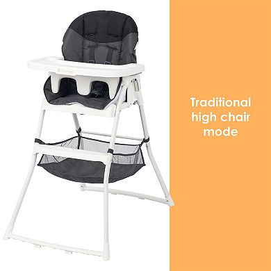 Baby Trend Flat Fold High Chair with Three-Position Seat Recline