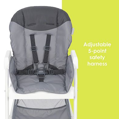 Baby Trend Flat Fold High Chair with Three-Position Seat Recline
