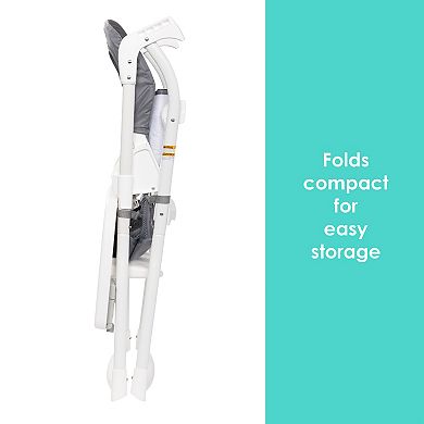 Baby Trend Flat Fold High Chair with Three-Position Seat Recline