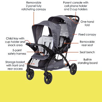 Baby Trend Sit N' Stand Double Stroller