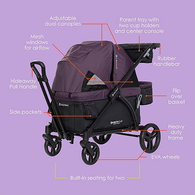 Baby Trend Navigator PLUS 2-in-1 Stroller & Wagon