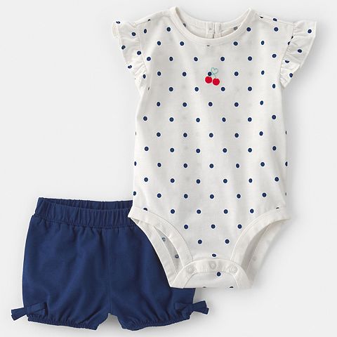 Детский комплект Carter's боди с коротким рукавом и шорты