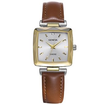 Geneva Women's Stainless Steel Diamond Accent Watch - KLD0003