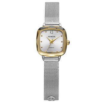 Geneva Women's Stainless Steel Diamond Accent Watch - KLD5427