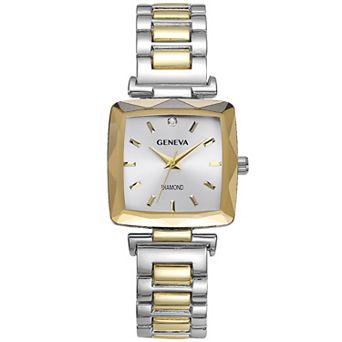 Geneva Women's Stainless Steel Diamond Accent Watch - KLD0002