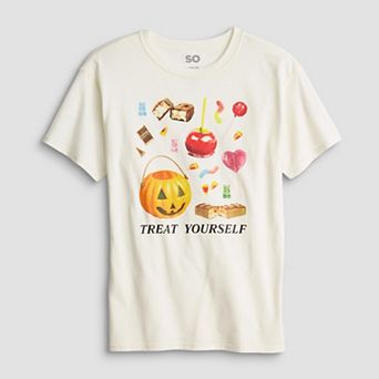 Girls 6-16 SO® Adaptive Halloween Oversized Graphic Tee