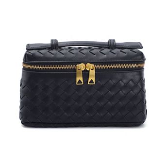 Adornia Woven Top Handle Bag