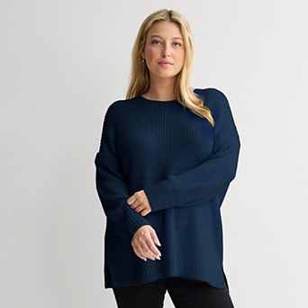 Juniors' Plus Size SO® Essential Crew Sweater