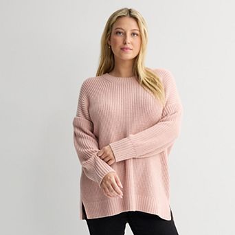 Juniors' Plus Size SO® Essential Crew Sweater