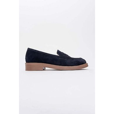 Bree Platform Penny Leather Loafer