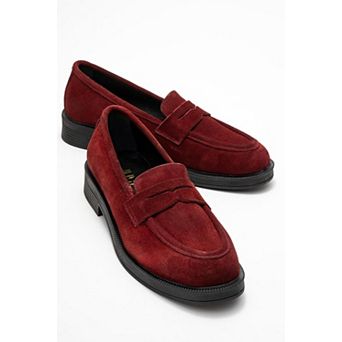 Bree Platform Penny Leather Loafer