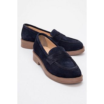 Bree Platform Penny Leather Loafer