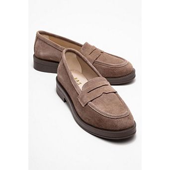 Bree Platform Penny Leather Loafer
