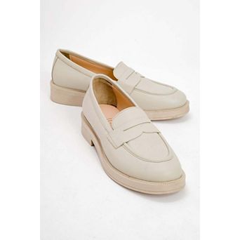 Bree Platform Penny Leather Loafer