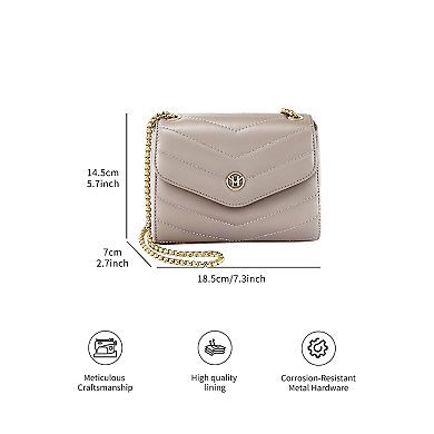 Women's Flap Chain Bag Classic Quilted Victoria Hyde