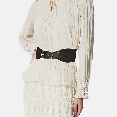 Women's Wide Belt Loop Center Buckle Victoria Hyde Heather