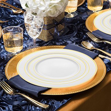 Elegant Edge Rim Plastic Wedding Value Sets - 30 Sets