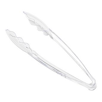 9" Disposable Plastic Serving Tongs - 48 pc