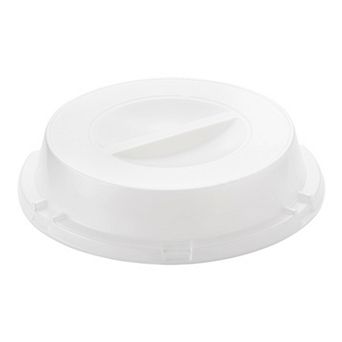 9" Clear Round Plate HIPS Dome Short Lids - 500 pc