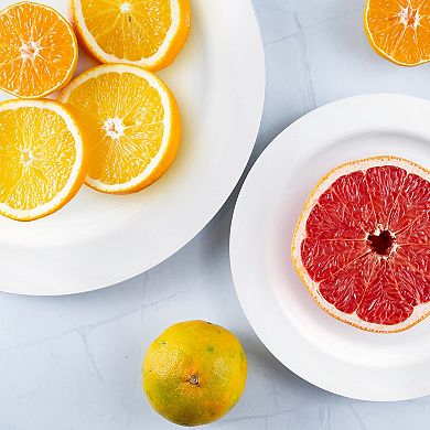 9" Economy Round Plastic Buffet Plates - 120 pcs