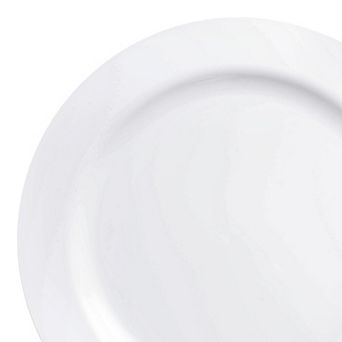 9" Economy Round Plastic Buffet Plates - 120 pc