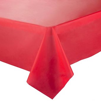 54" x 108" Rectangular Plastic Tablecloths - 96 pc