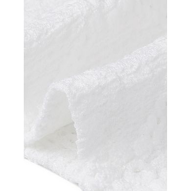 Lace Tank Top for Women's Hollow-Out Summer Cap Sleeve V Neck Top