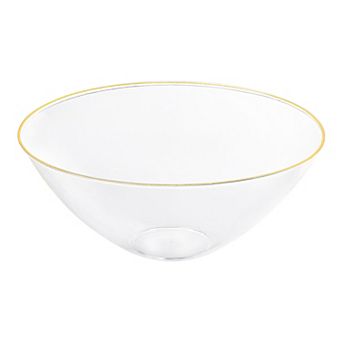 32 oz Organic Round Plastic Serving Bowls - 60 pc
