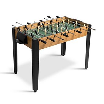 48 Inch Foosball Table With Ergonomic Handles And Manual Scorers