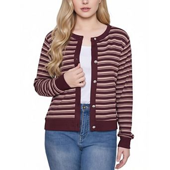 Petite Long sleeve Ribbed Cardigan