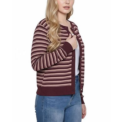 Petite Long sleeve Ribbed Cardigan