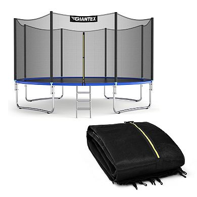 14-Foot Trampoline Replacement Enclosure Net with Zipper