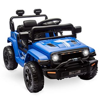 12V Kids Ride on Truck with Remote Control, Electric Ride on Car for Toddlers Ages 2-5, LED Lights